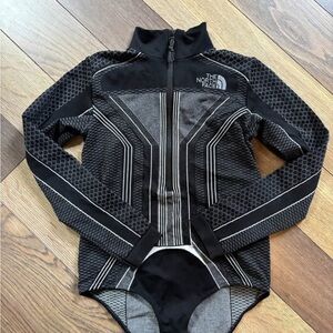 The North Face Black and Gray bodysuit